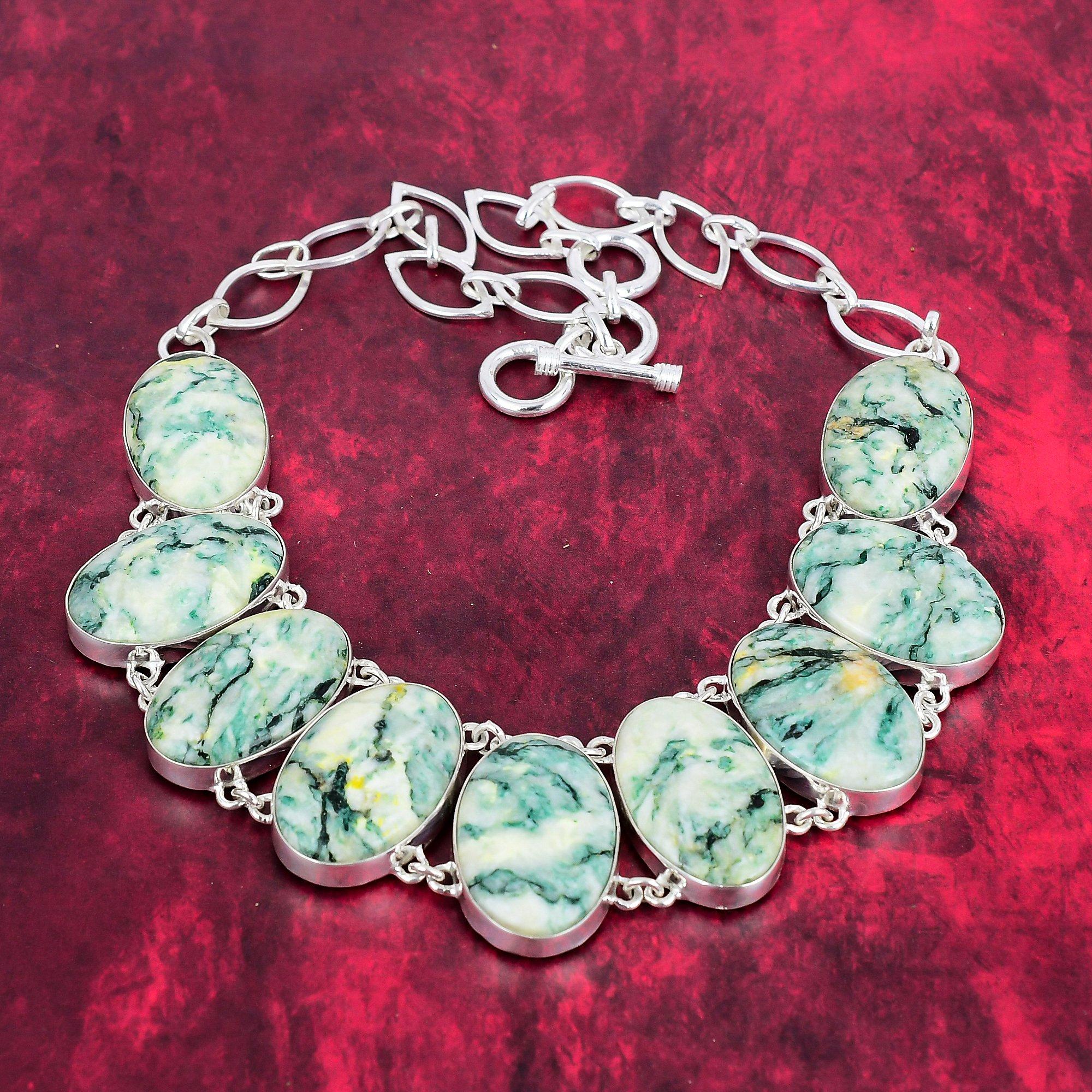 Ожерелье Mariposite, ювелирные изделия из драгоценных камней, ожерелье из стерлингового серебра 925 пробы, регулируемое ожерелье-цепочка, антикварные ювелирные изделия ручной работы, подарок для матери Adjustable with 18 inches зелёный
Ожерелье Mariposite, ювелирные изделия из драгоценных камней, ожерелье из стерлингового серебра 925 пробы, регулируемое ожерелье-цепочка, антикварные ювелирные изделия ручной работы, подарок для матери Adjustable with 18 inches зелёный