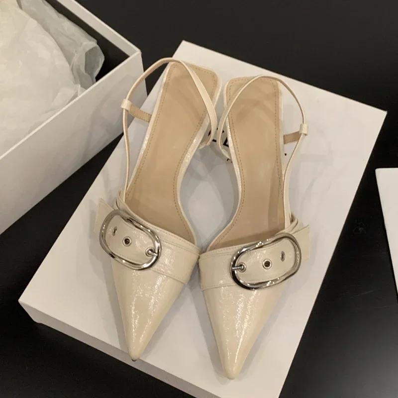 Модные босоножки на среднем каблуке с острым носком Женская обувь Дизайнерские новые шлепанцы для ходьбы Летние повседневные туфли-лодочки для вечеринок Mujer Zapatillas Слайды 35 бежевый
Модные босоножки на среднем каблуке с острым носком Женская обувь Дизайнерские новые шлепанцы для ходьбы Летние повседневные туфли-лодочки для вечеринок Mujer Zapatillas Слайды 35 бежевый