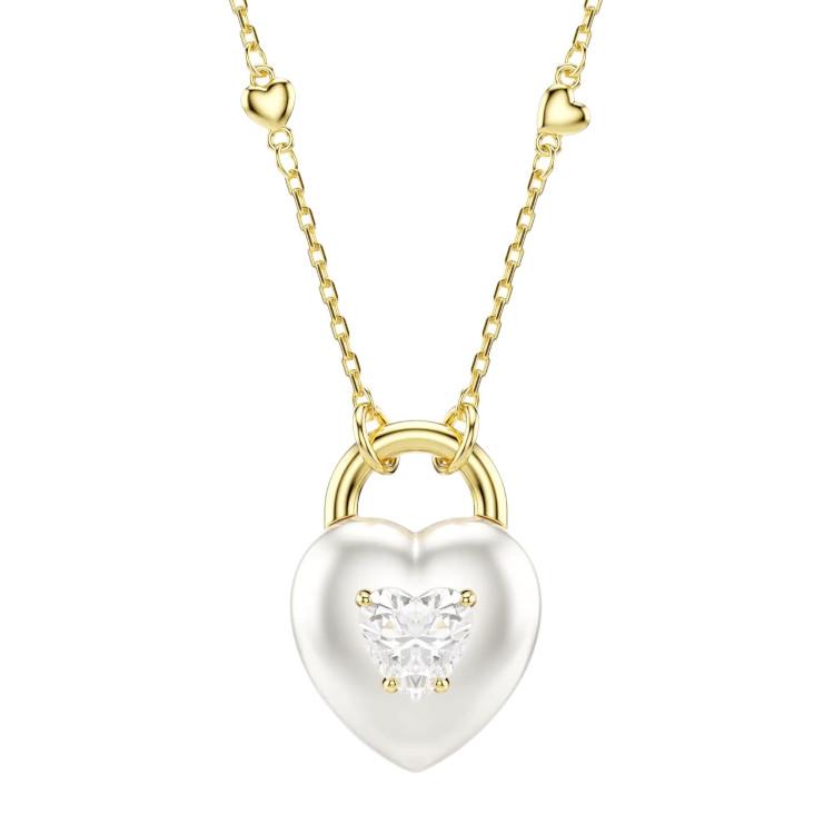 Swarovski Idyllia Heart Pattern Design Cubic Zirconia Necklace Unisex necklace Gold White 5744127 Box+Shopping Bag (Random Color)
Swarovski Idyllia Heart Pattern Design Cubic Zirconia Necklace Unisex necklace Gold White 5744127 Box+Shopping Bag (Random Color)