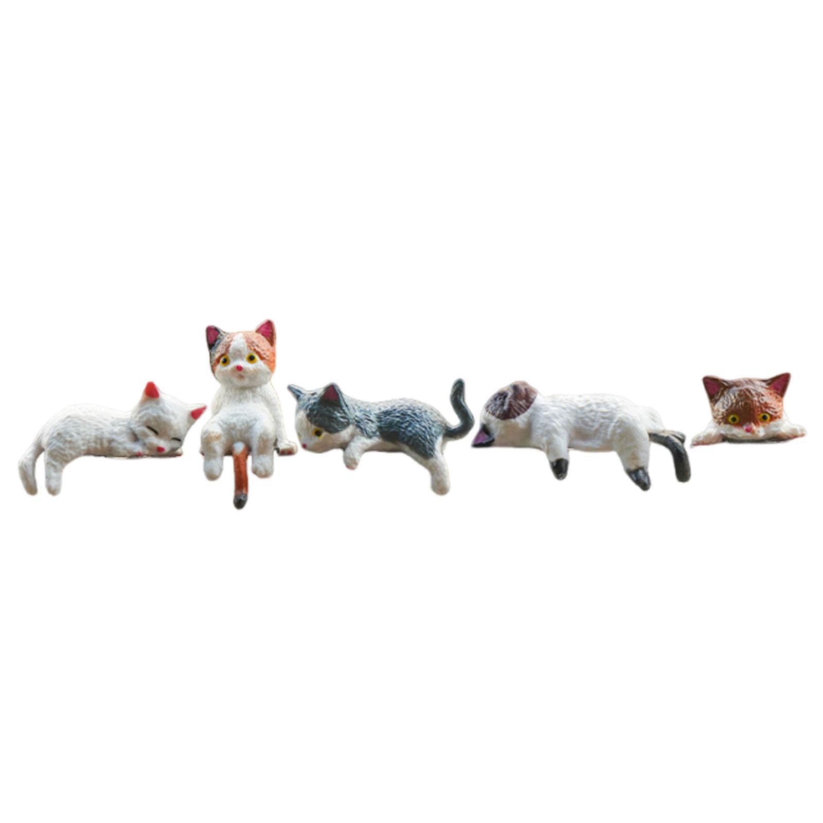 5x Small Cat Statue Computer Decor Resin Office Miniature Shelf Figure Collectible Figurine Car Dashboard Accessories
5x Small Cat Statue Computer Decor Resin Office Miniature Shelf Figure Collectible Figurine Car Dashboard Accessories