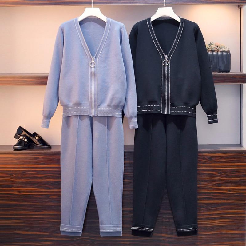 M-4XL повседневный спортивный костюм женский трикотажное пальто на молнии брюки костюм осень 2020 новые однотонные кардиганы + брюки с эластичной резинкой на талии комплект из 2 предметов
M-4XL повседневный спортивный костюм женский трикотажное пальто на молнии брюки костюм осень 2020 новые однотонные кардиганы + брюки с эластичной резинкой на талии комплект из 2 предметов