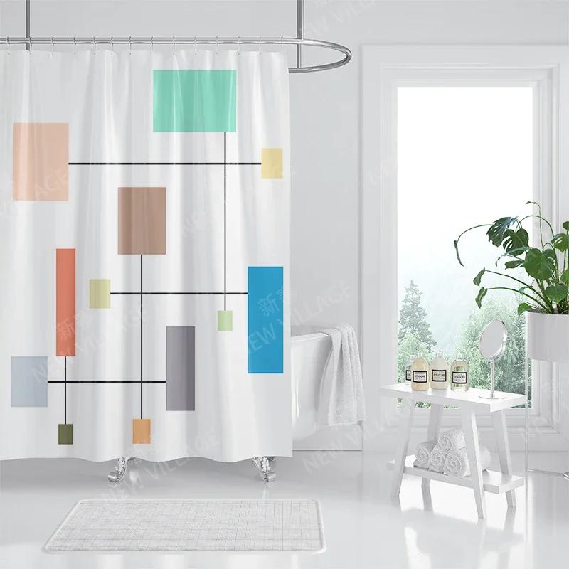 Multi-Style Shower Curtain With Hooks Waterproof Easy Clean Quick Install For Home Hotel Bathtub Use W60H190(CM)-1 Pcs
Multi-Style Shower Curtain With Hooks Waterproof Easy Clean Quick Install For Home Hotel Bathtub Use W60H190(CM)-1 Pcs