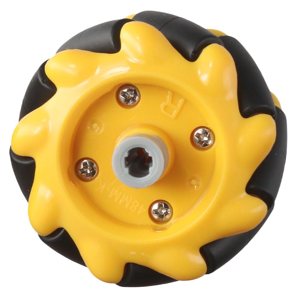 1Pc Plastic Mecanum Wheel Yellow 48mm Omni-Directional Wheel Stepper Robotics Tires for TT Motor Arduino DIY Robot Car 1Pc-Left
1Pc Plastic Mecanum Wheel Yellow 48mm Omni-Directional Wheel Stepper Robotics Tires for TT Motor Arduino DIY Robot Car 1Pc-Left