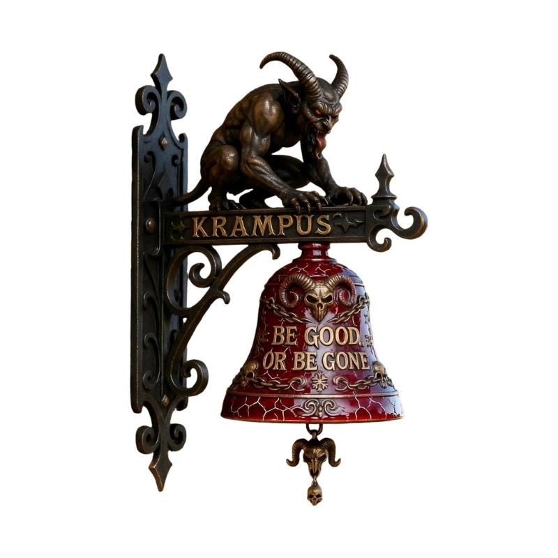 Krampus Decorative Hanging Ornament, Welcome Sign Farm-Inspired Hanging Decor, Wall-Mounted Cast Iron/Resin Outdoor Accent, Dark Vintage Piece for
Krampus Decorative Hanging Ornament, Welcome Sign Farm-Inspired Hanging Decor, Wall-Mounted Cast Iron/Resin Outdoor Accent, Dark Vintage Piece for
