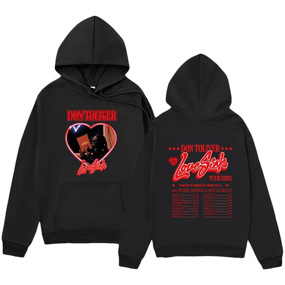 Толстовки Love Sick Hot Game Don Toliver свитшоты с графикой и капюшоном High Street Streetwear Женская одежда унисекс Y2k Sudaderas
Толстовки Love Sick Hot Game Don Toliver свитшоты с графикой и капюшоном High Street Streetwear Женская одежда унисекс Y2k Sudaderas