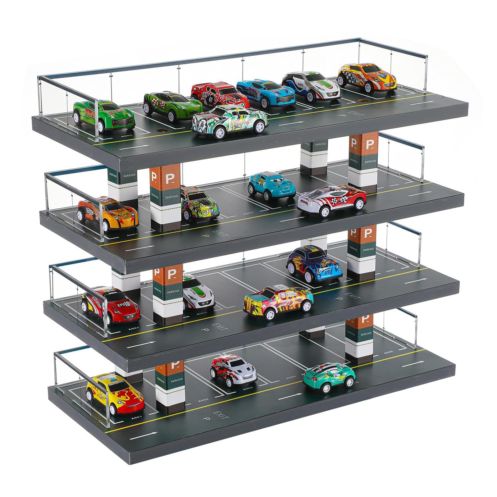 Shoucangjia Hot Wheels & Matchbox Car Display Case, 1/64 Scale Diecast Car Storage Diorama Garage, 24 Spaces for Up to 40 Cars
Shoucangjia Hot Wheels & Matchbox Car Display Case, 1/64 Scale Diecast Car Storage Diorama Garage, 24 Spaces for Up to 40 Cars
