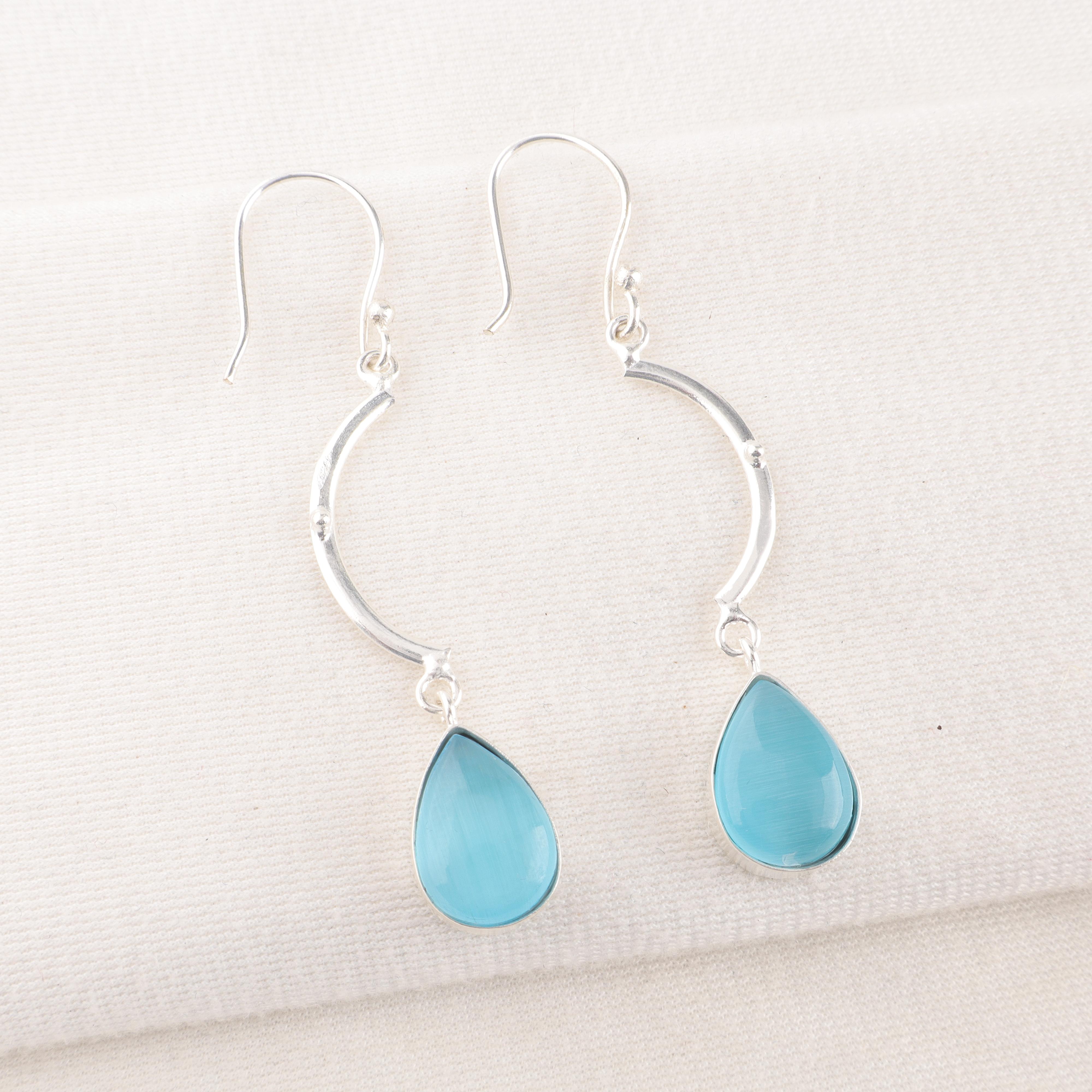 Blue Cat s Eye Gemstone Jewelry, 925 Sterling Silver Earrings, Beautiful Silver Earrings, Handmade Gift For Sister 2.60 Inches синій
Blue Cat s Eye Gemstone Jewelry, 925 Sterling Silver Earrings, Beautiful Silver Earrings, Handmade Gift For Sister 2.60 Inches синій