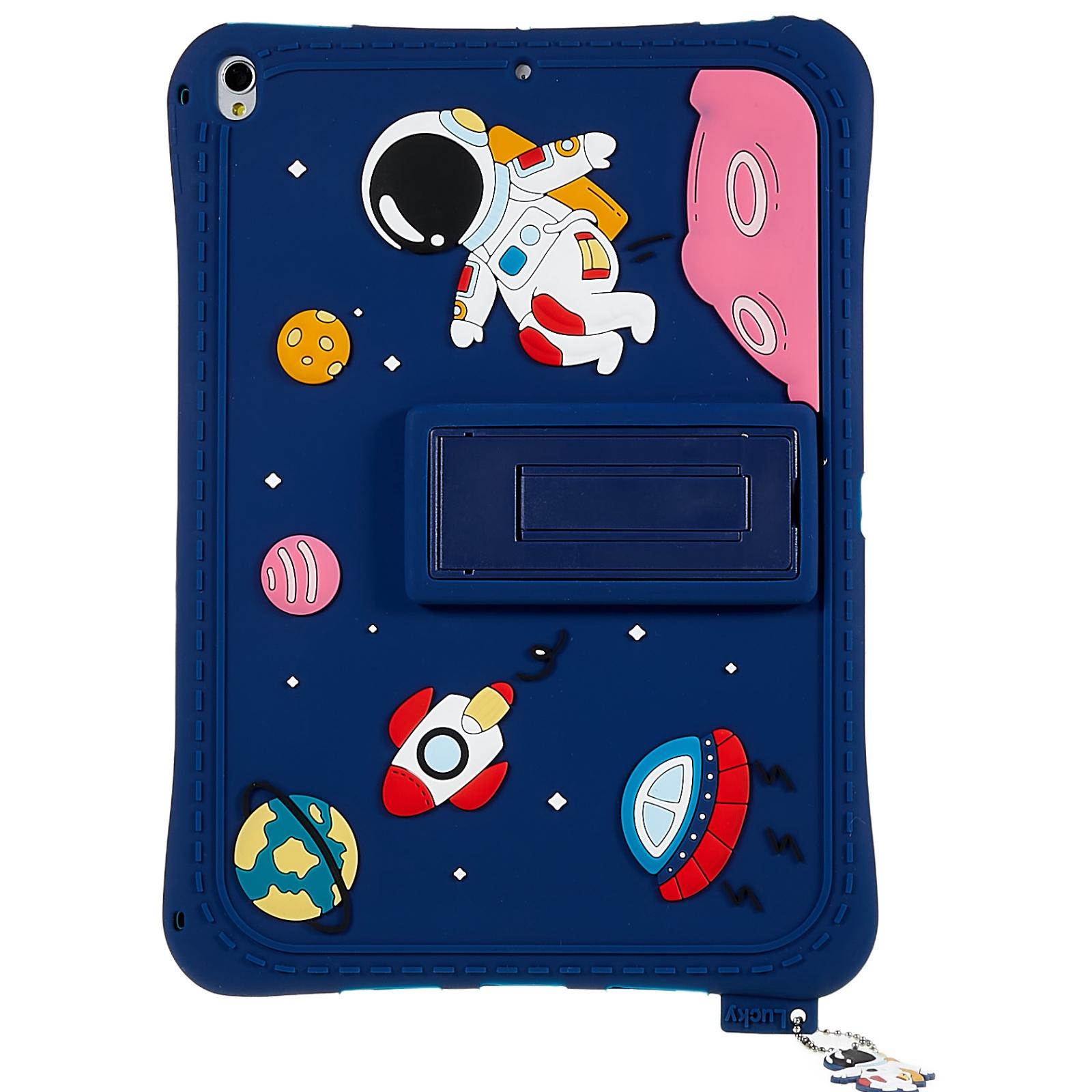 For iPad 10.2 (2021)/(2020)/(2019)/Air 10.5 inch (2019)/Pro 10.5-inch (2017) Space Pattern Kickstand Silicone Cover Dark Blue
For iPad 10.2 (2021)/(2020)/(2019)/Air 10.5 inch (2019)/Pro 10.5-inch (2017) Space Pattern Kickstand Silicone Cover Dark Blue