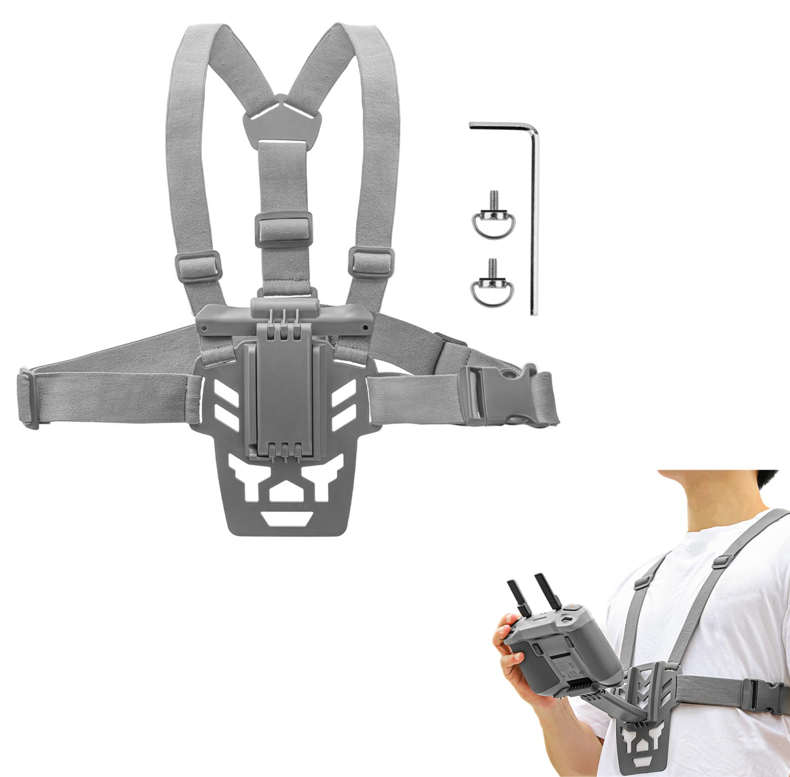 SHEAWA for DJI Transmitter Fixed Holder Fixed to Abdomen Frees Hands Mount Holder Comfortable Operation Excellent Breathability Accessory RC2/RC
SHEAWA for DJI Transmitter Fixed Holder Fixed to Abdomen Frees Hands Mount Holder Comfortable Operation Excellent Breathability Accessory RC2/RC