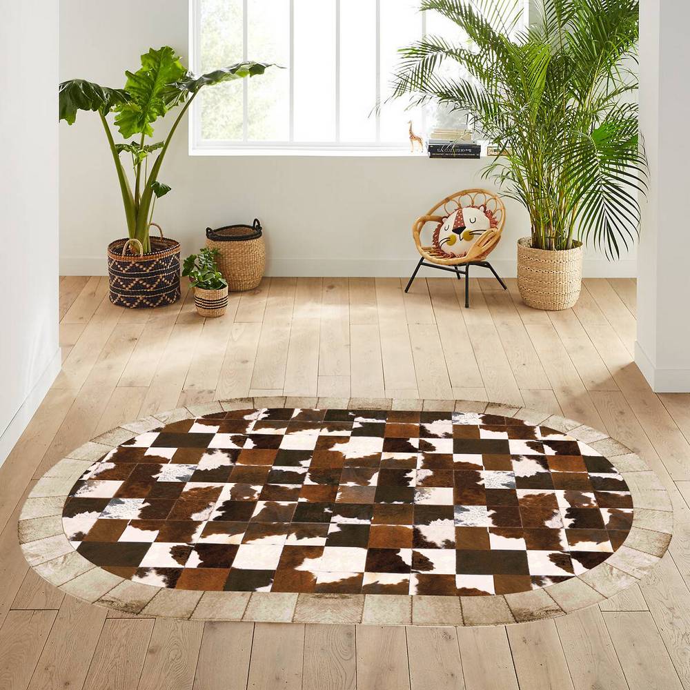 Домашний моющийся ковер с принтом Eliana LNA7077 80X150 коричневый 
Домашний моющийся ковер с принтом Eliana LNA7077 80X150 коричневый