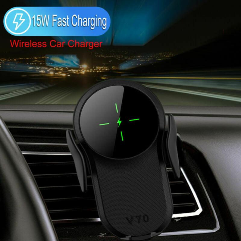 Автоматический зажим 15 Вт Qi Smart Car Беспроводное зарядное устройство Кронштейн Быстрая зарядка Навигационный держатель телефона
Автоматический зажим 15 Вт Qi Smart Car Беспроводное зарядное устройство Кронштейн Быстрая зарядка Навигационный держатель телефона