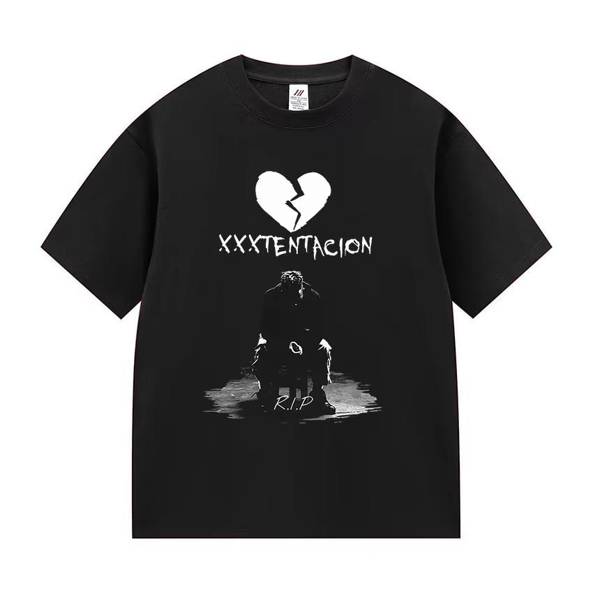 Rapper XXXTentacion RIP Broken Heart Album Graphic T Shirt Unisexs Hip Hop Vintage Fashion pure Cotton Short Sleeve Top Streetwear S
Rapper XXXTentacion RIP Broken Heart Album Graphic T Shirt Unisexs Hip Hop Vintage Fashion pure Cotton Short Sleeve Top Streetwear S