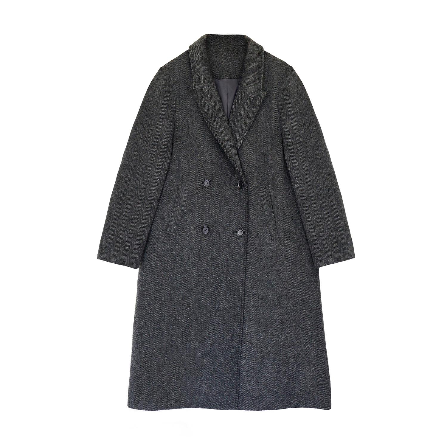 Plus Size Women s Casual Herringbone Korean Style Long Coat - Autumn & Winter Versatile Slimming Outerwear XL (121-155 lbs) темно-серого
Plus Size Women s Casual Herringbone Korean Style Long Coat - Autumn & Winter Versatile Slimming Outerwear XL (121-155 lbs) темно-серого