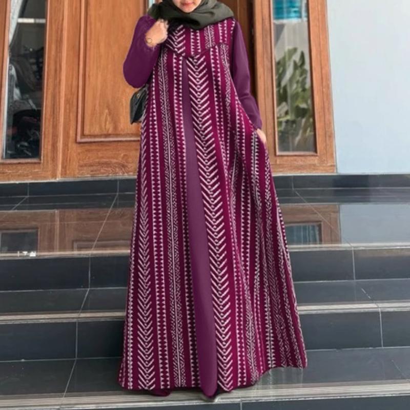 ZANZEA Женское повседневное платье с круглым вырезом и длинным рукавом с принтом L кларет
ZANZEA Женское повседневное платье с круглым вырезом и длинным рукавом с принтом L кларет