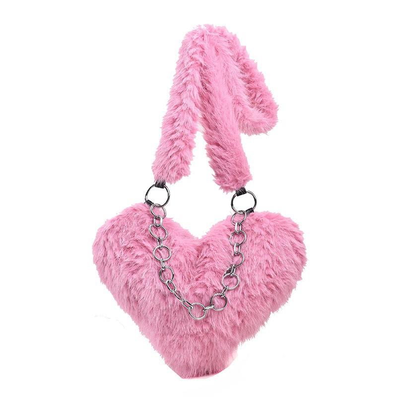 Special-shaped Love Bag Women s New Imitation Fox Fur Armpit Western-style All-matching Single-shoulder Chain рожевий
Special-shaped Love Bag Women s New Imitation Fox Fur Armpit Western-style All-matching Single-shoulder Chain рожевий