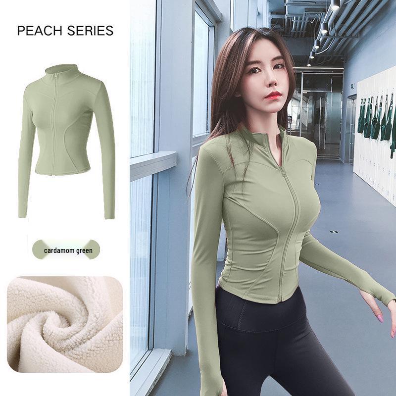 New Velvet Thickened Long Sleeve Yoga Jacket for Autumn/Winter - Elastic, Slimming Fitness Top XXXL
New Velvet Thickened Long Sleeve Yoga Jacket for Autumn/Winter - Elastic, Slimming Fitness Top XXXL