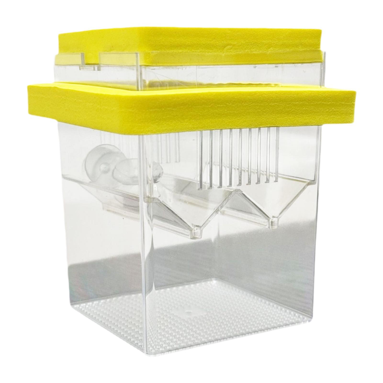 Floating Fish Breeder Box Fish Tank Hatchery for Shrimp Clownfish Betta жовтий
Floating Fish Breeder Box Fish Tank Hatchery for Shrimp Clownfish Betta жовтий