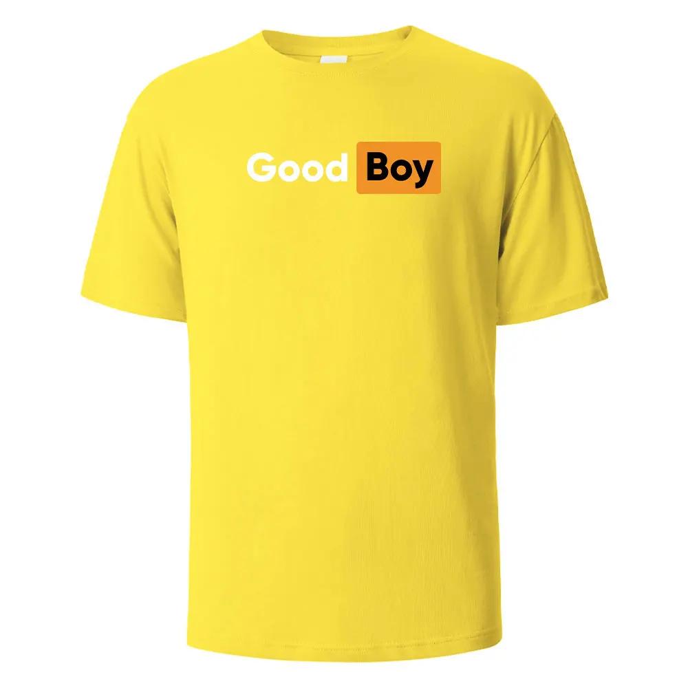Summer T-shirt Good boys printed T-shirt men and women 100% cotton O-collar oversized casual short-sleeved top 4XL
Summer T-shirt Good boys printed T-shirt men and women 100% cotton O-collar oversized casual short-sleeved top 4XL