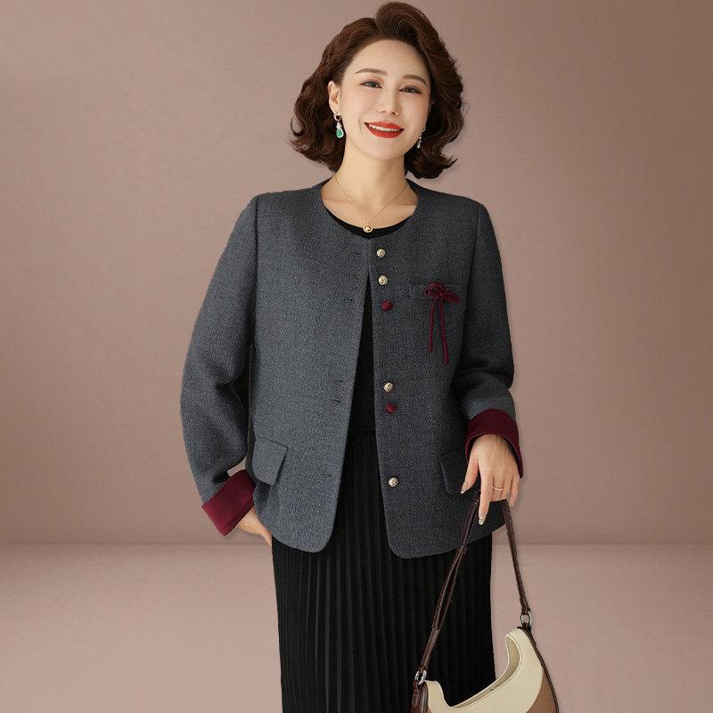 Mom s Spring 2026 Stylish Two-Piece Suit for Middle-Aged Women - Coat & Wide-Leg Pants Outfit XL (Below 105 jin)
Mom s Spring 2026 Stylish Two-Piece Suit for Middle-Aged Women - Coat & Wide-Leg Pants Outfit XL (Below 105 jin)