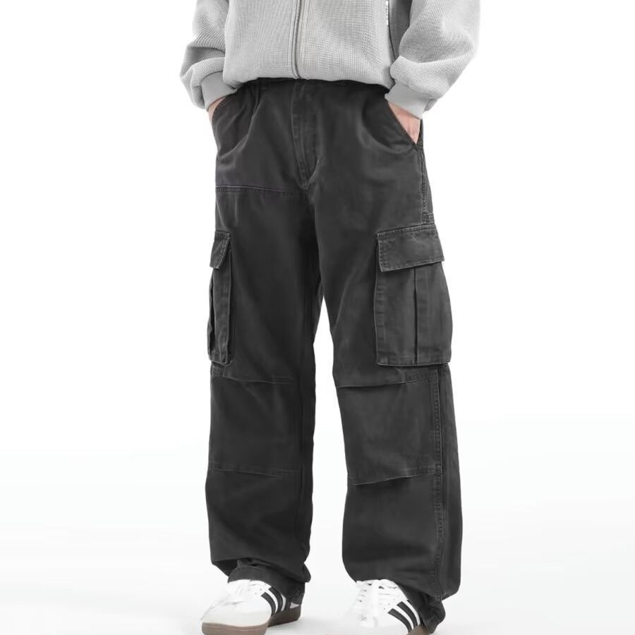 Рабочие брюки для мужской весны и осени, новые, в американском ретро-стиле, с несколькими карманами, красивые, свободные, прямые, повседневные 3XL серый
Рабочие брюки для мужской весны и осени, новые, в американском ретро-стиле, с несколькими карманами, красивые, свободные, прямые, повседневные 3XL серый