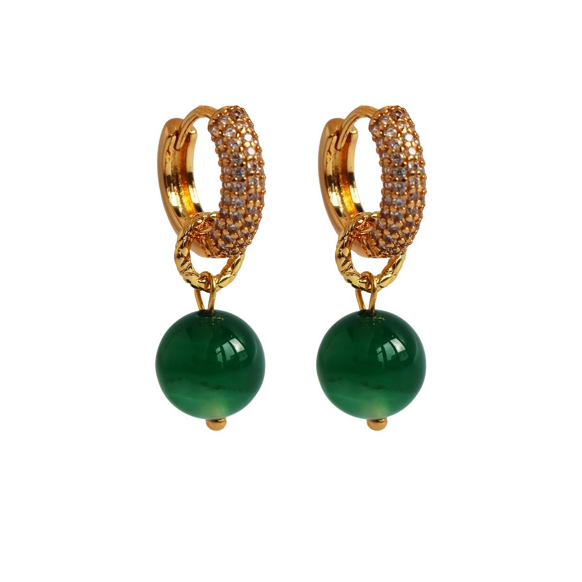 Оригинальные новые китайские серьги с бусинами изумрудного агата, серьги National Tide с цирконием, ретро-наряды Two-Wear 81
Оригинальные новые китайские серьги с бусинами изумрудного агата, серьги National Tide с цирконием, ретро-наряды Two-Wear 81