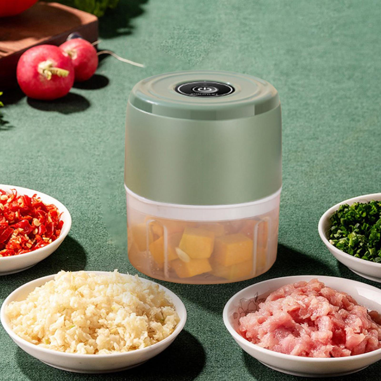 Garlic Chopper Portable Food Processor Kitchen Gadgets for Chili Vegetable Ginger 100ml Green
Garlic Chopper Portable Food Processor Kitchen Gadgets for Chili Vegetable Ginger 100ml Green