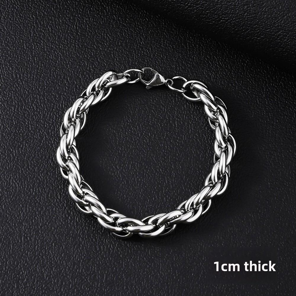 Браслет мужской из нержавеющей стали простой властный панк с высоким чувством кубинский из титановой стали мужские украшения 21CM
Браслет мужской из нержавеющей стали простой властный панк с высоким чувством кубинский из титановой стали мужские украшения 21CM