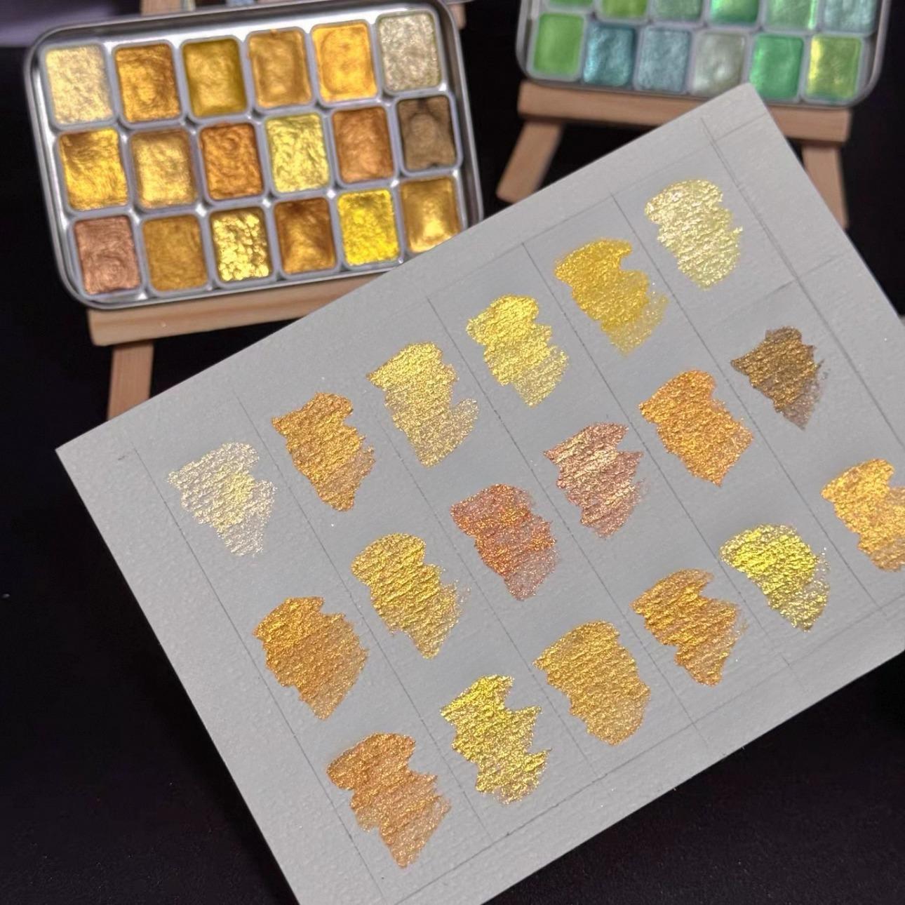 18 Colors 1ml Solid Pearlescent Watercolor Pigment Metallic Gold Decorative Paint Pigment Wrapped Nail Art Supplies Watercolor 18 Colors 1ml
18 Colors 1ml Solid Pearlescent Watercolor Pigment Metallic Gold Decorative Paint Pigment Wrapped Nail Art Supplies Watercolor 18 Colors 1ml