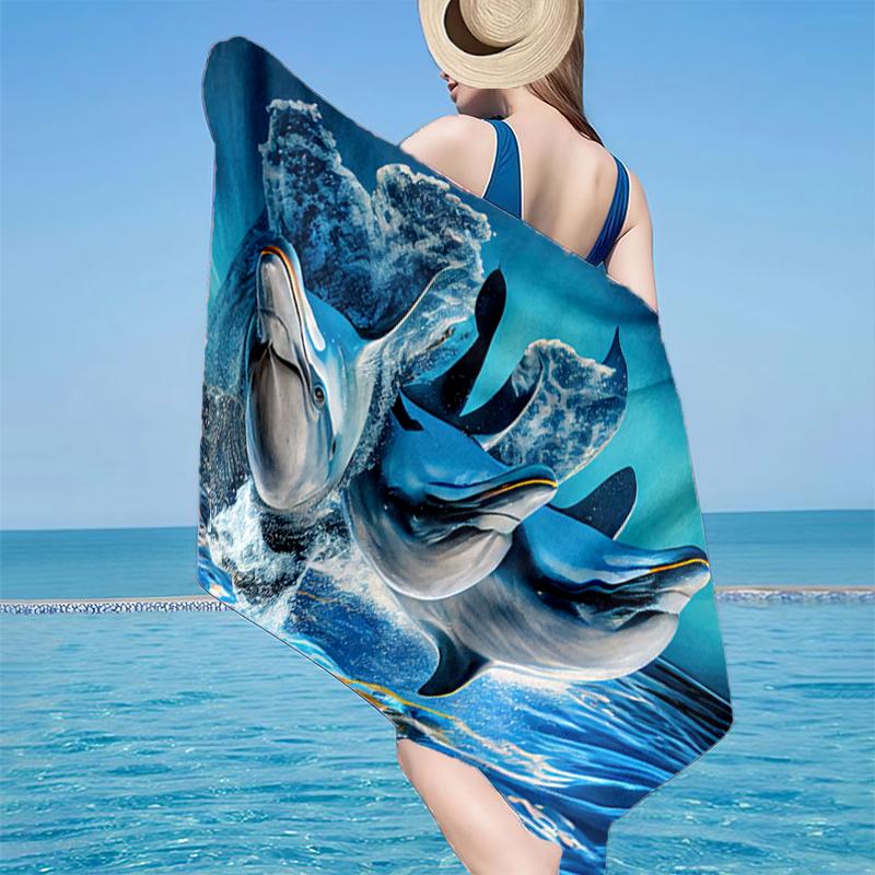 Dolphins In Starry Sky Beach Towel, Super Soft Microfiber, Gift for Her/Him, Birthday, for Pool, Beach, Travel, Home Decor Fan gifts 70cmx140cm(27x55inch)
Dolphins In Starry Sky Beach Towel, Super Soft Microfiber, Gift for Her/Him, Birthday, for Pool, Beach, Travel, Home Decor Fan gifts 70cmx140cm(27x55inch)