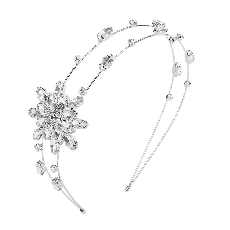 Crystal Flower Wedding Headband - Bridal Rhinestone Hair Accessory for Wedding, Prom & Special Occasions
Crystal Flower Wedding Headband - Bridal Rhinestone Hair Accessory for Wedding, Prom & Special Occasions
