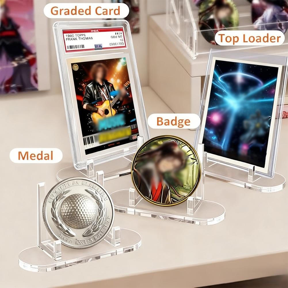Acrylic Display Stands for Trading Cards Clear Holders 10 Pieces for Sports Gaming Cards Fits SGC BGS Graded Cards China Mainland
Acrylic Display Stands for Trading Cards Clear Holders 10 Pieces for Sports Gaming Cards Fits SGC BGS Graded Cards China Mainland