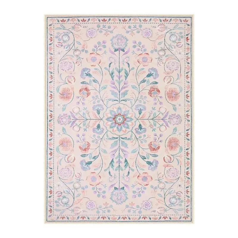 Bohemian Pink Floral Area Rug for Living Room Bedroom Non-Slip Soft Machine Washable Floor Mat Home Decor 80x120cm
Bohemian Pink Floral Area Rug for Living Room Bedroom Non-Slip Soft Machine Washable Floor Mat Home Decor 80x120cm