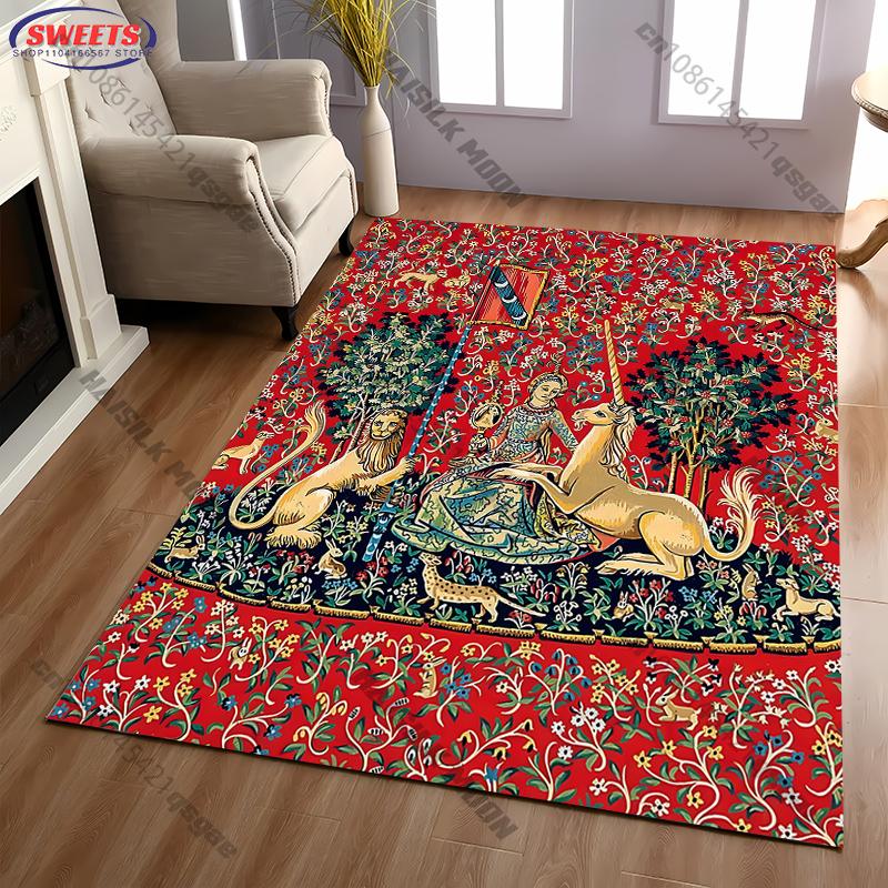 Середньовічний Класичний Килим з Принтом Леді та Єдиноріг Новий Випуск!Килимок для вітальні, спальні, офісних приміщень, міцний килимок, подарунок 40cm x 60cm
Середньовічний Класичний Килим з Принтом Леді та Єдиноріг Новий Випуск!Килимок для вітальні, спальні, офісних приміщень, міцний килимок, подарунок 40cm x 60cm