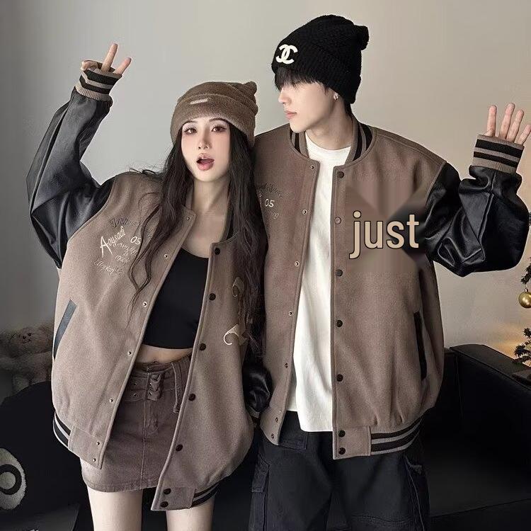 Men s Hong Kong Style Loose Color Block Bomber Jacket - Autumn Winter Casual Trendy Cardigan. 2XL коричневий
Men s Hong Kong Style Loose Color Block Bomber Jacket - Autumn Winter Casual Trendy Cardigan. 2XL коричневий