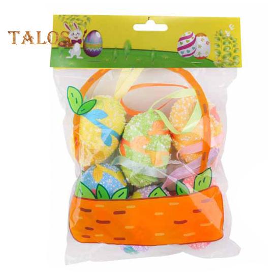 6 шт. пасхальных украшений для яиц, пасхальные красочные подвесные яйца из пенопласта, украшение для весеннего домашнего декора для вечеринки своими руками B
6 шт. пасхальных украшений для яиц, пасхальные красочные подвесные яйца из пенопласта, украшение для весеннего домашнего декора для вечеринки своими руками B