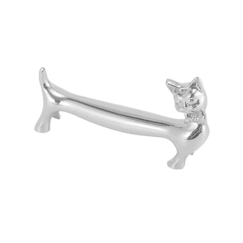 1 шт. Подставка для палочек для еды с дизайном кошки, цинковый сплав, подставка для столовой посуды, художественное ремесло, украшение стола Silver Cat
1 шт. Подставка для палочек для еды с дизайном кошки, цинковый сплав, подставка для столовой посуды, художественное ремесло, украшение стола Silver Cat