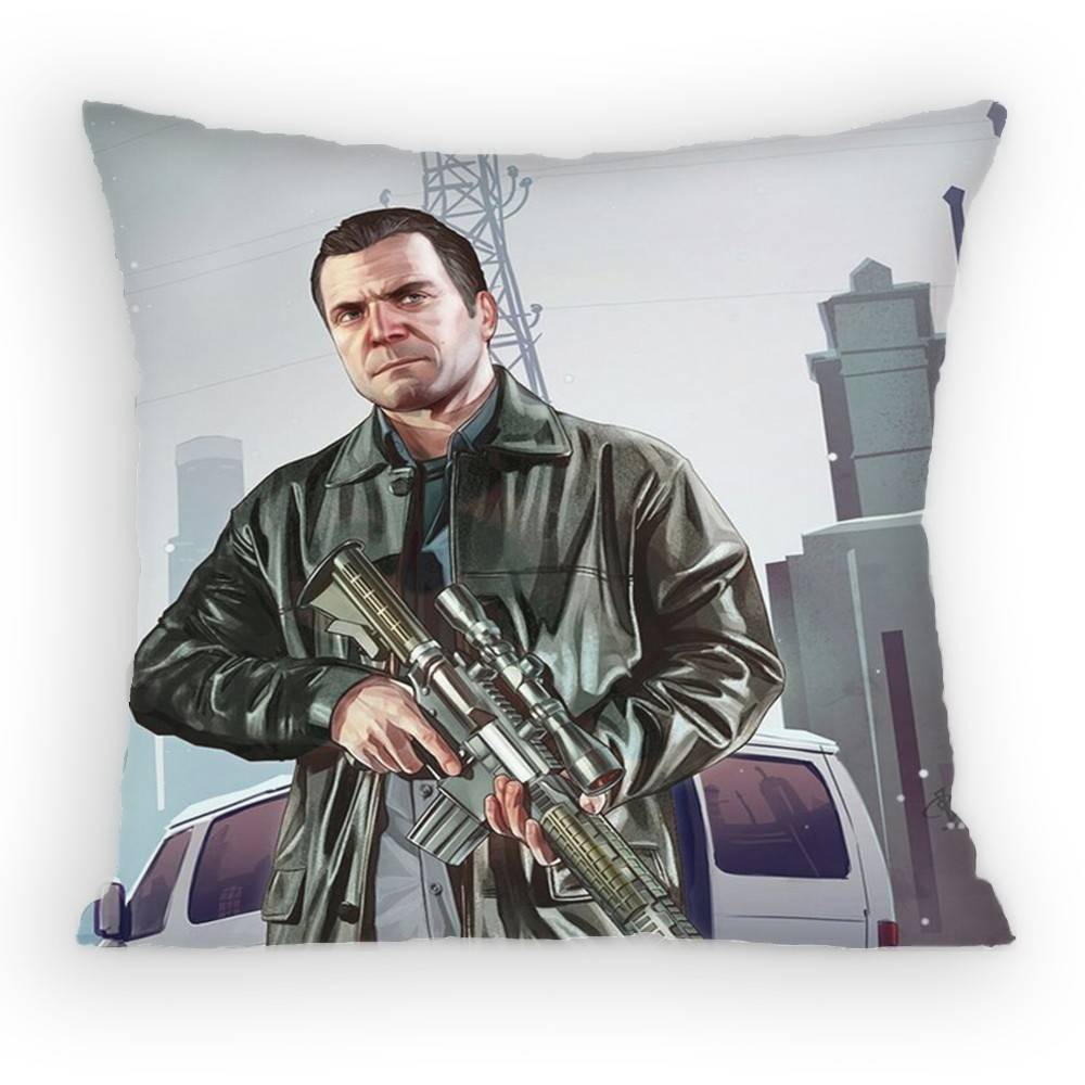 GTA Майкл Тревор Франклин Наволочка Диван Гостиная для Спальни Автомобиль Изголовье Подушка для Спинки Квадратная Подушка Время Сна 30x30 cm
GTA Майкл Тревор Франклин Наволочка Диван Гостиная для Спальни Автомобиль Изголовье Подушка для Спинки Квадратная Подушка Время Сна 30x30 cm
