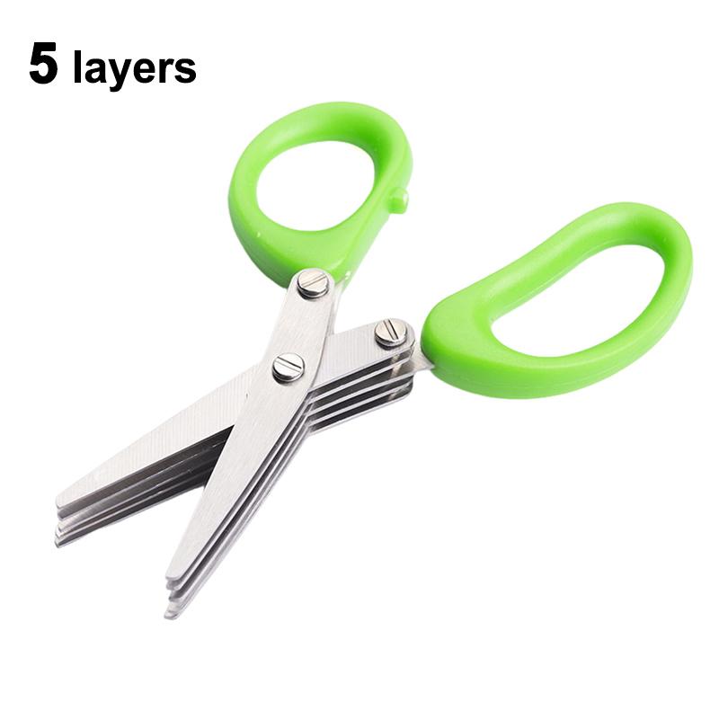 Multi Functional Stainless Steel 3 5 Layer Kitchen Scissors For Pepper Scallion Laver Cutting Chopping Cooking Tool
Multi Functional Stainless Steel 3 5 Layer Kitchen Scissors For Pepper Scallion Laver Cutting Chopping Cooking Tool