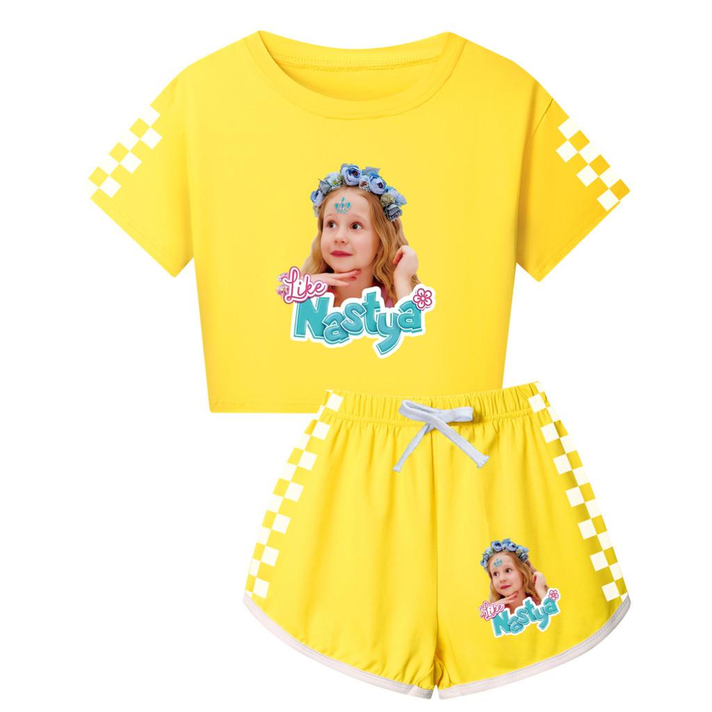 5530 Kids Girls Nastya Print Short Sleeves T-Shirt Shorts Pants Sport Clothes Set 130cm жовтий
5530 Kids Girls Nastya Print Short Sleeves T-Shirt Shorts Pants Sport Clothes Set 130cm жовтий
