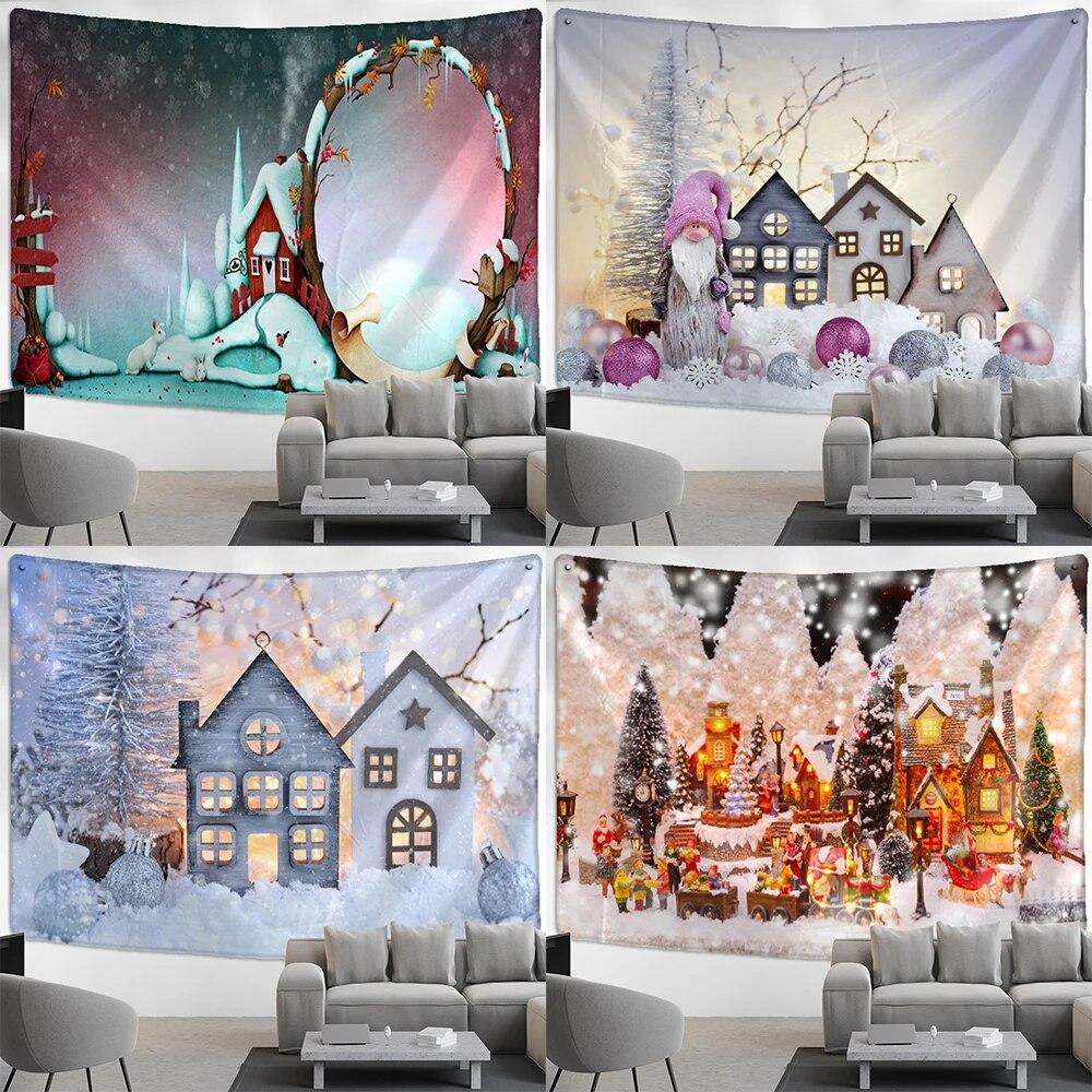 Home Decor Tapestry Boho Style Christmas Print Polyester Tapestry Living Room Room Wall Decor Background Tapestry
Home Decor Tapestry Boho Style Christmas Print Polyester Tapestry Living Room Room Wall Decor Background Tapestry