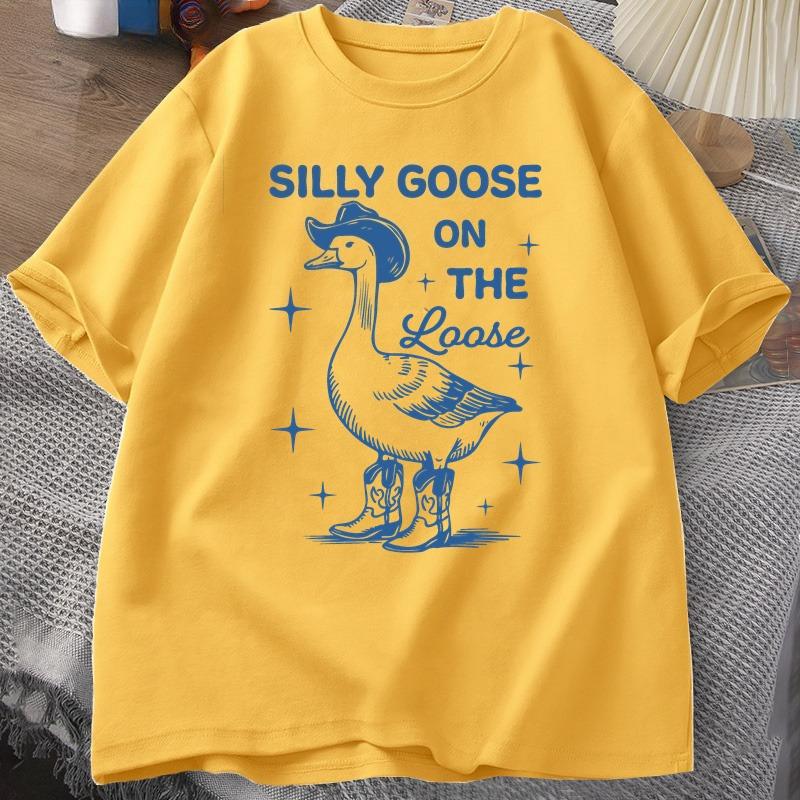Silly Goose on The Loose T Shirts for Unisex WOMEN Funny Cowgirl Western Tee Shirt 90s Fashion Round Neck Graphic T-shirt Clothes 4XL
Silly Goose on The Loose T Shirts for Unisex WOMEN Funny Cowgirl Western Tee Shirt 90s Fashion Round Neck Graphic T-shirt Clothes 4XL