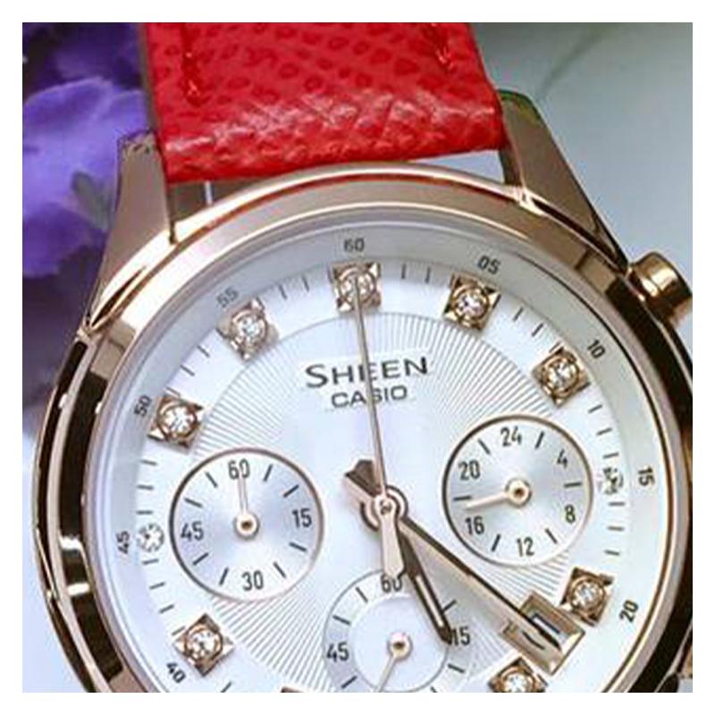 CASIO SHEEN series light and fashionable three-eye design crystal business Quartz women s watch white dial SHE-5023GL-7B білий
CASIO SHEEN series light and fashionable three-eye design crystal business Quartz women s watch white dial SHE-5023GL-7B білий