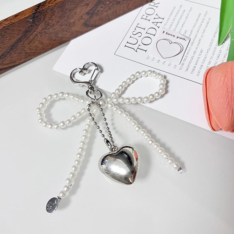 1Pc Sweet Bowknot Heart Keychain Pendant Lovely Beaded Hanging Decorations Keyring Charm Phone Lanyard Phone Charm Bag Pendant
1Pc Sweet Bowknot Heart Keychain Pendant Lovely Beaded Hanging Decorations Keyring Charm Phone Lanyard Phone Charm Bag Pendant