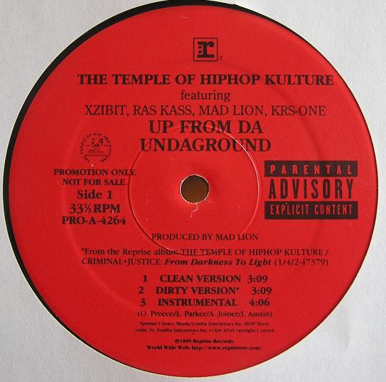 12inch Record TEMPLE OF HIPHOP - Up From Da Undaground / We Gon Rid PROA4264PROMO Reprise Records 1999 US Rap & Hip-Hop/R&B Used
12inch Record TEMPLE OF HIPHOP - Up From Da Undaground / We Gon Rid PROA4264PROMO Reprise Records 1999 US Rap & Hip-Hop/R&B Used
