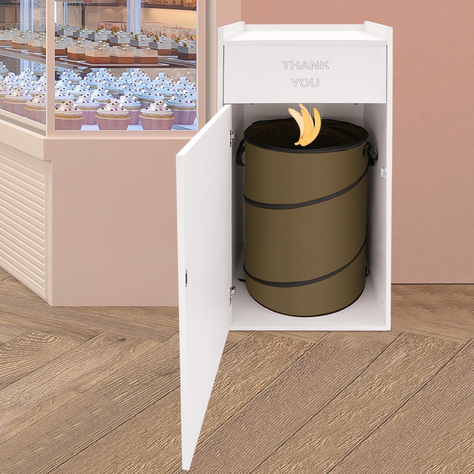 Modern White Wooden Trash Cabinet, Rectangular Freestanding Commercial Garbage Bin W/ 30L Capacity, Garbage Storage Container 12L белый
Modern White Wooden Trash Cabinet, Rectangular Freestanding Commercial Garbage Bin W/ 30L Capacity, Garbage Storage Container 12L белый
