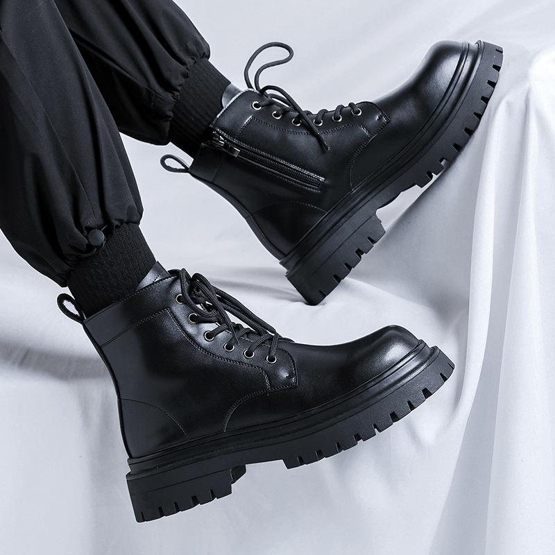 Martin boots men s British style high-top boots autumn new heightening Chelsea boots 2846-R 44
Martin boots men s British style high-top boots autumn new heightening Chelsea boots 2846-R 44