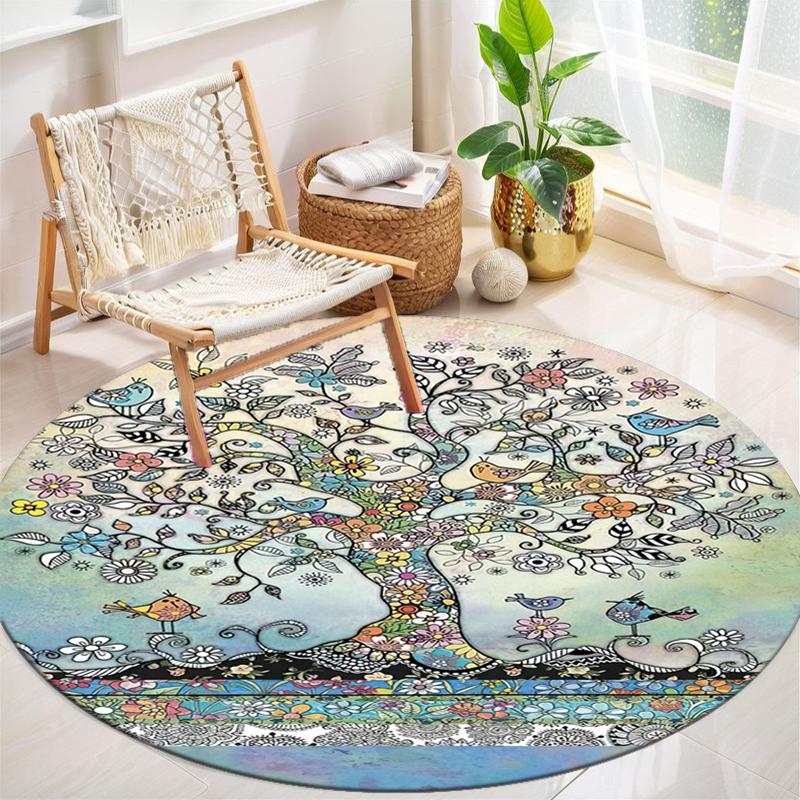 1Pc Tree of Life Circular Print Rug - home decoration Carpet For Living Room Bedroom Flooring Computer Chair Area Rug 80x80cm( 31x31in)
1Pc Tree of Life Circular Print Rug - home decoration Carpet For Living Room Bedroom Flooring Computer Chair Area Rug 80x80cm( 31x31in)