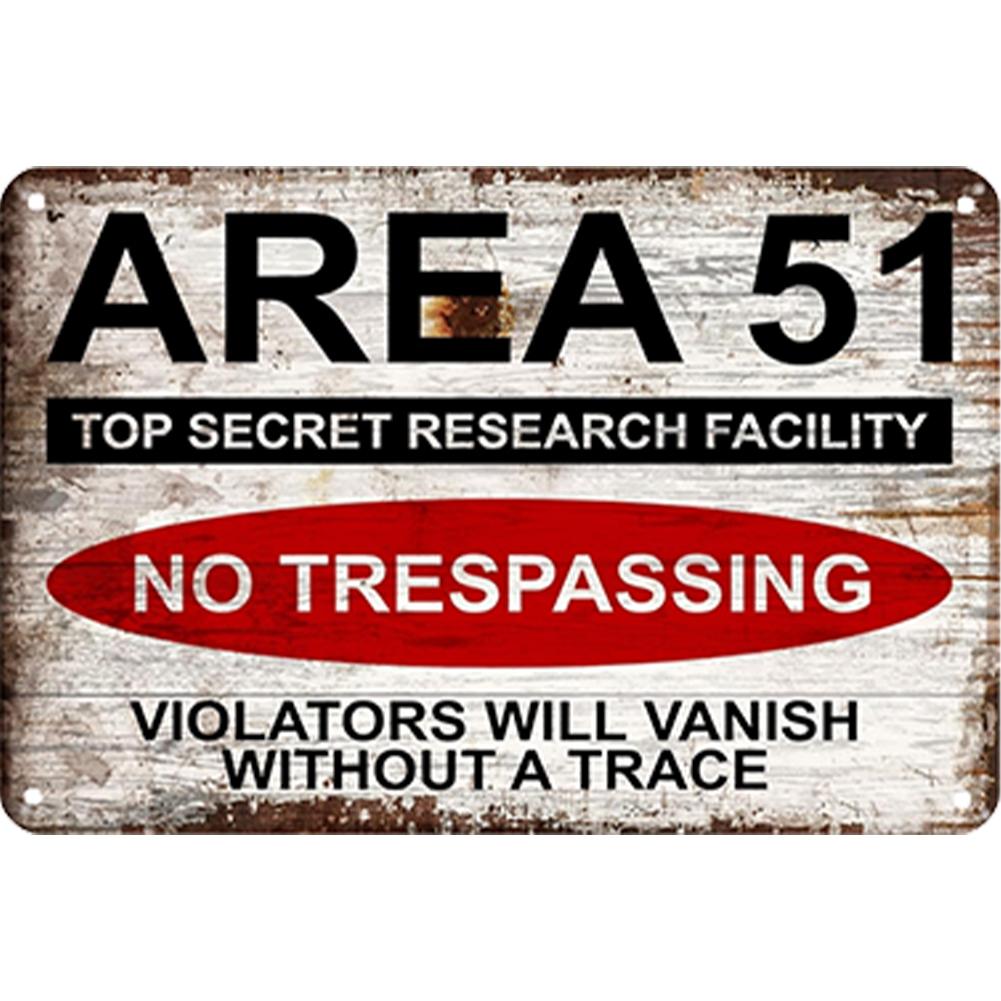Винтажная металлическая пластина Area 51 прямоугольная железная картина настенная декор для домашнего бара 30x20 см
Винтажная металлическая пластина Area 51 прямоугольная железная картина настенная декор для домашнего бара 30x20 см