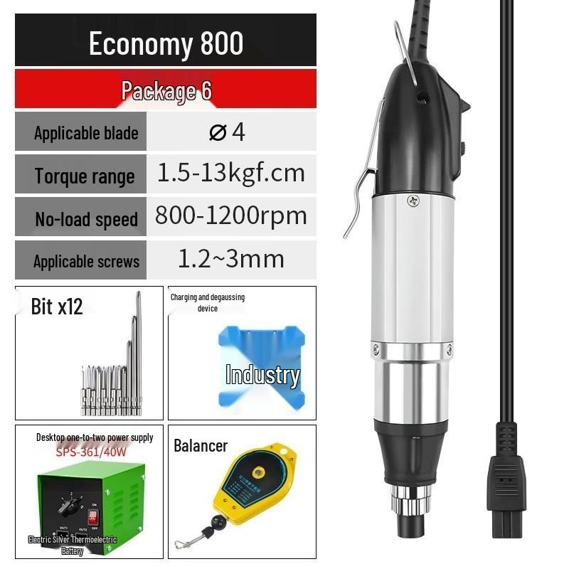 Corded Electric Screwdriver Kit CN plug (adapter included)
Corded Electric Screwdriver Kit CN plug (adapter included)
