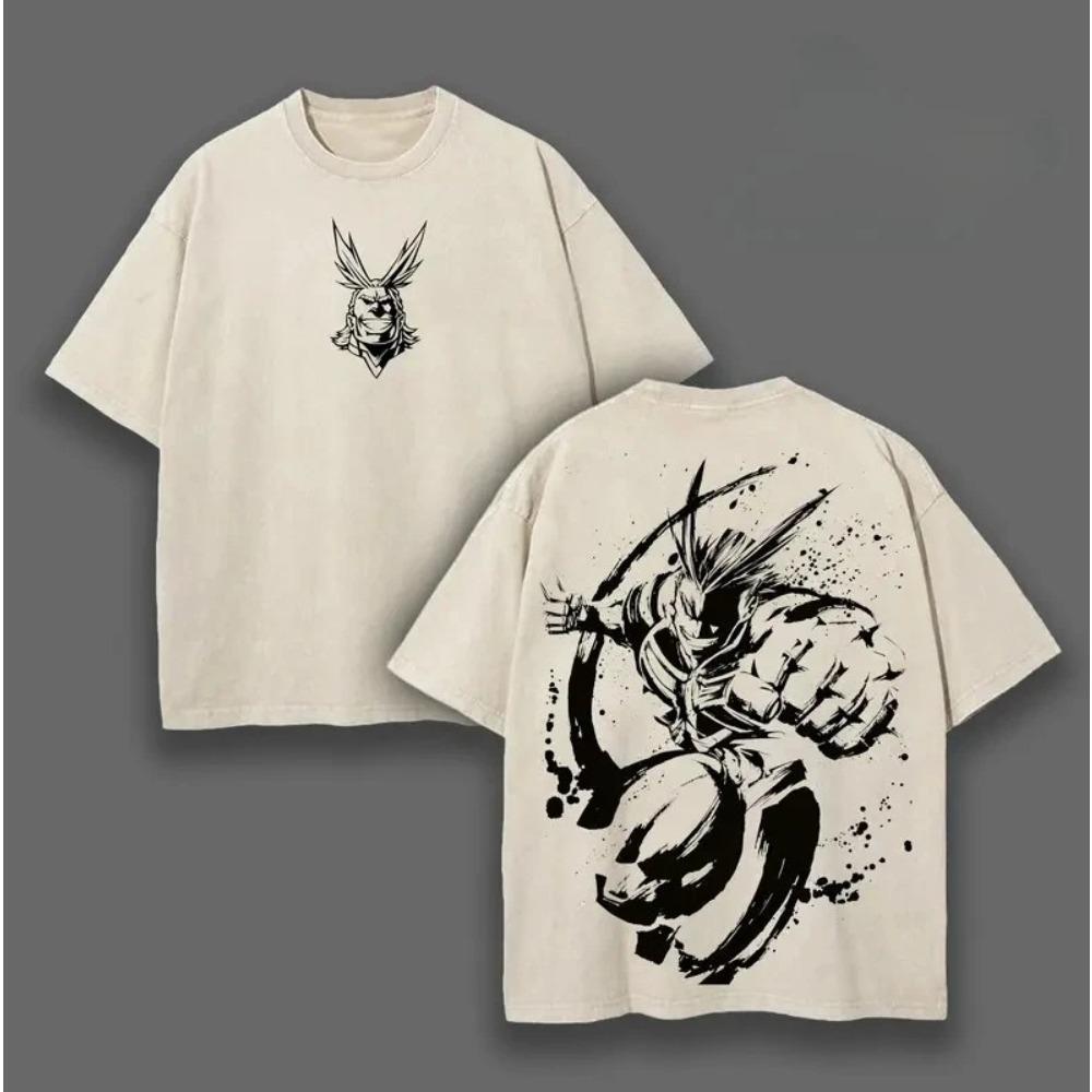 Графическая футболка All Might My Hero Academia для мужчин, с коротким рукавом, хлопковые футболки, винтажная стирка, футболка в стиле Харадзюку, мужская футболка оверсайз M бежевый
Графическая футболка All Might My Hero Academia для мужчин, с коротким рукавом, хлопковые футболки, винтажная стирка, футболка в стиле Харадзюку, мужская футболка оверсайз M бежевый